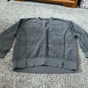 Aerie texture worn crewneck